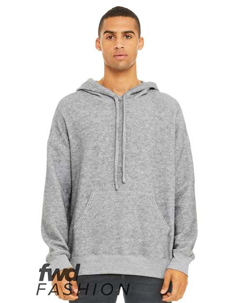 FWD Fashion Sueded Fleece Hoodie - Front - B83906582