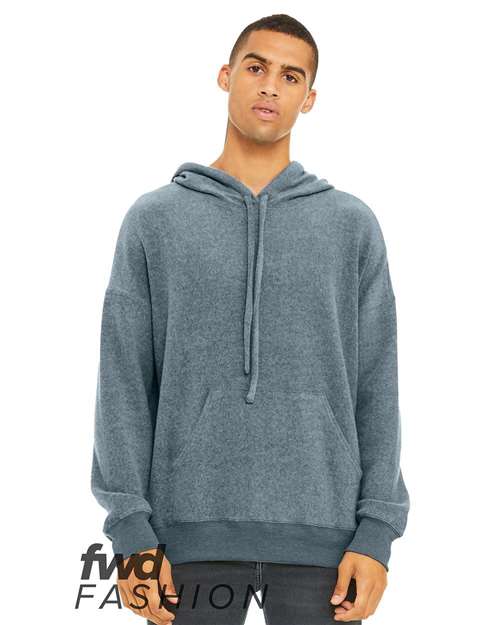 FWD Fashion Sueded Fleece Hoodie - Front - B83906633