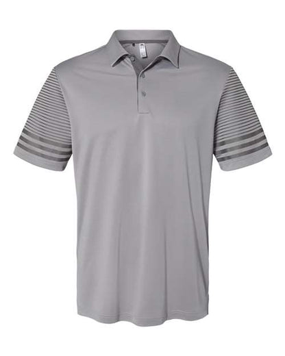 Striped Sleeve Polo - Front - B03253356