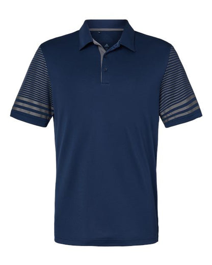 Striped Sleeve Polo - Front - B03253655