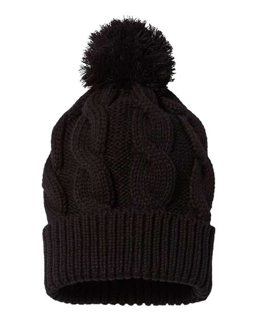 Chunk Twist Cuffed Beanie - Front - B55895500