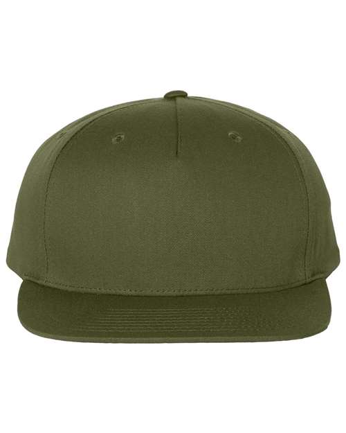 Pinch Front Structured Snapback Trucker Cap - Front - B55995620