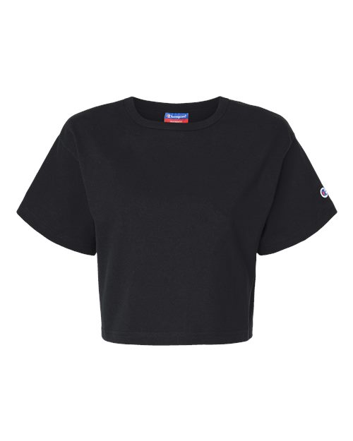 Women's Heritage Jersey Crop T-Shirt - Front - B02884502
