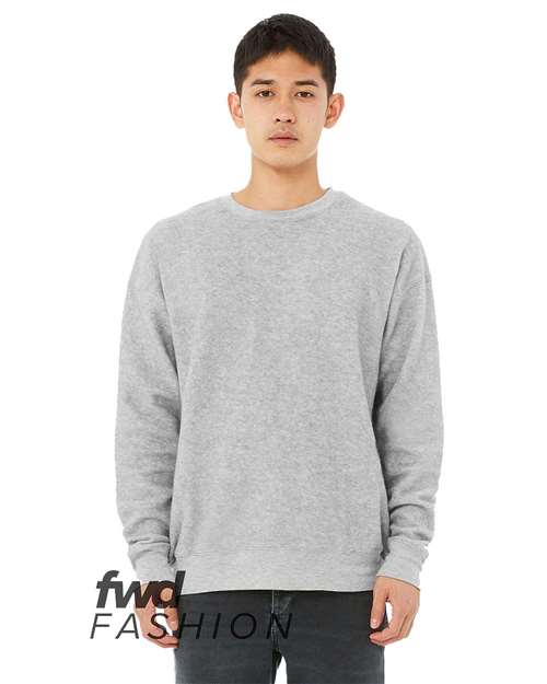 FWD Fashion Sueded Drop Shoulder Sweatshirt - Front - B03706582