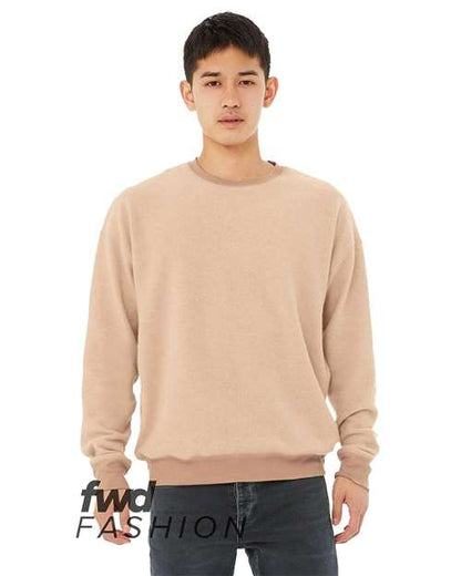 FWD Fashion Sueded Drop Shoulder Sweatshirt - Front - B03706242