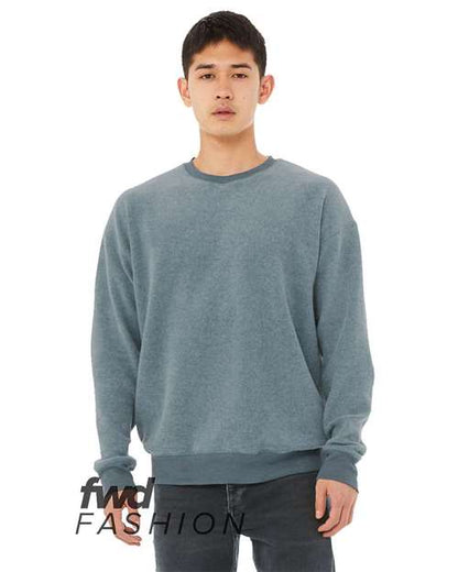 FWD Fashion Sueded Drop Shoulder Sweatshirt - Front - B03706632