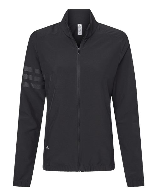 Women's 3-Stripes Full-Zip Jacket - Front - B05453507