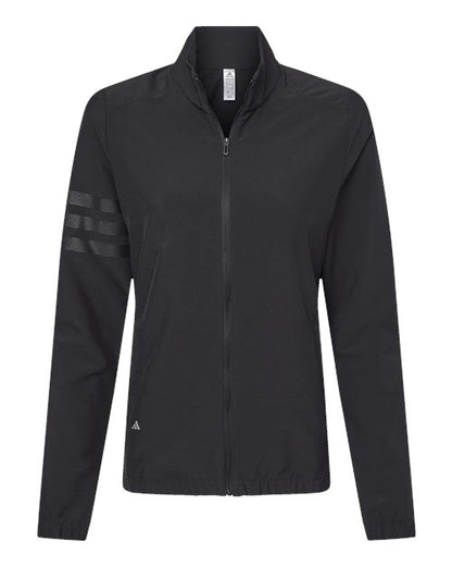 Women's 3-Stripes Full-Zip Jacket - Front - B05453507