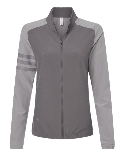 Women's 3-Stripes Full-Zip Jacket - Front - B05453583