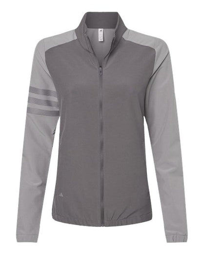 Women's 3-Stripes Full-Zip Jacket - Front - B05453583