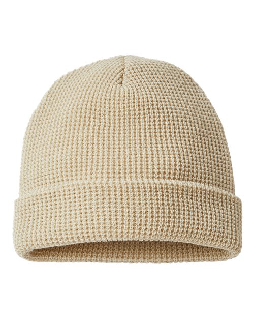 Waffle Cuffed Beanie - Front - B99695540